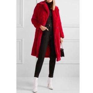 Alice & Olivia Faux Fur Coat- size XS NWT